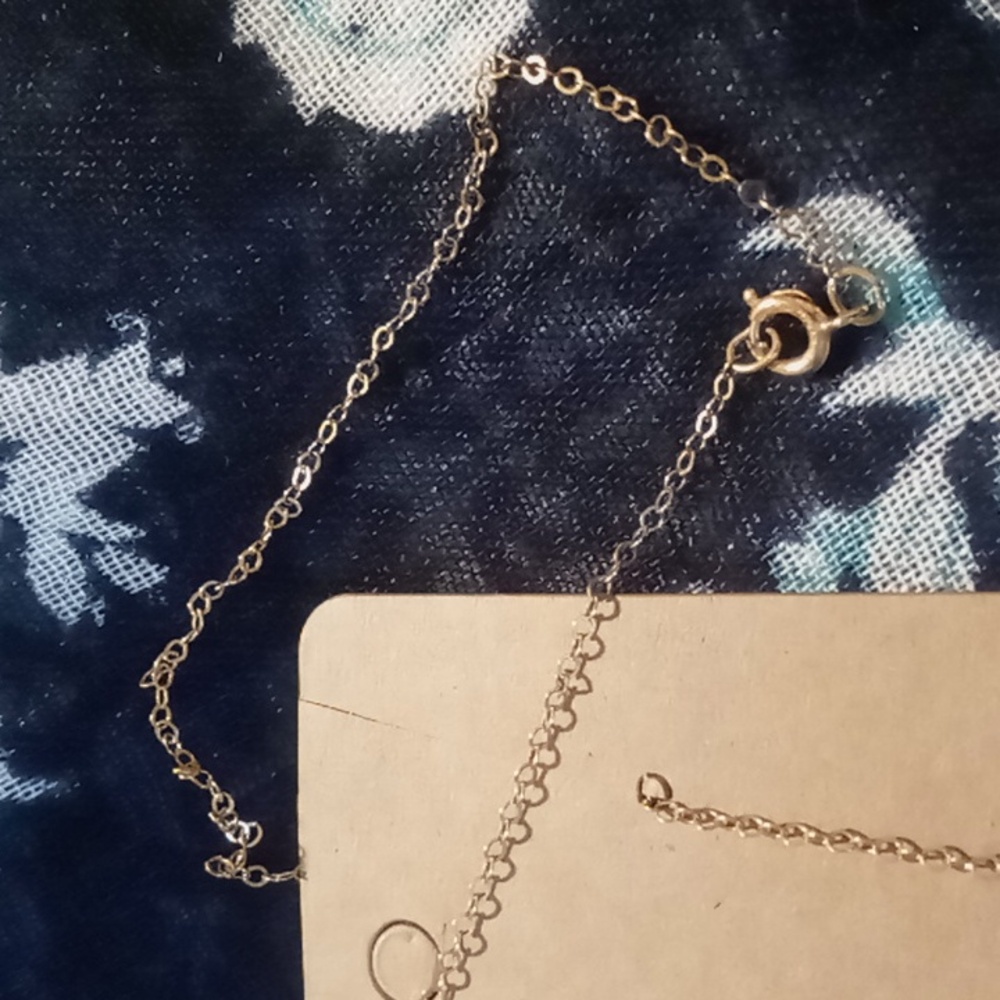 Vintage Gold 1/20 Gf 12k Necklace with Cream Rose Pendant. 20 In Long - Picture 4 of 9